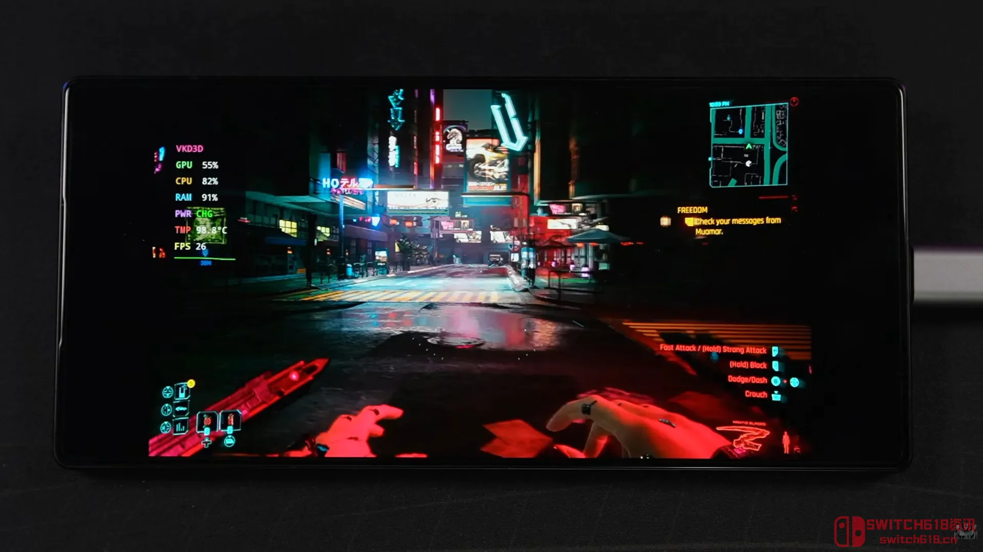 卧槽!手机也能跑《赛博朋克2077》了?! 卧槽!手机也能跑《赛博朋克2077》了?!