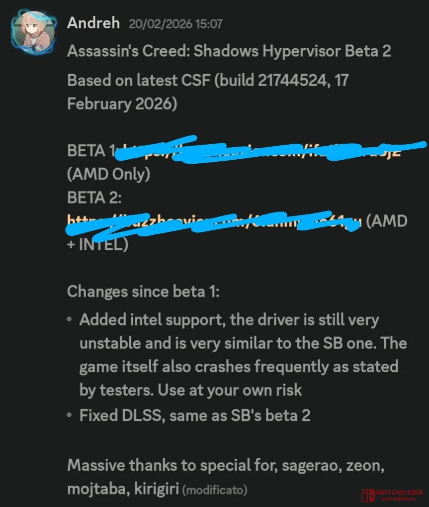 卧槽!《刺客信条:影》还没出多久,就被人破解了?! 卧槽!《刺客信条:影》还没出多久,就被人破解了?!