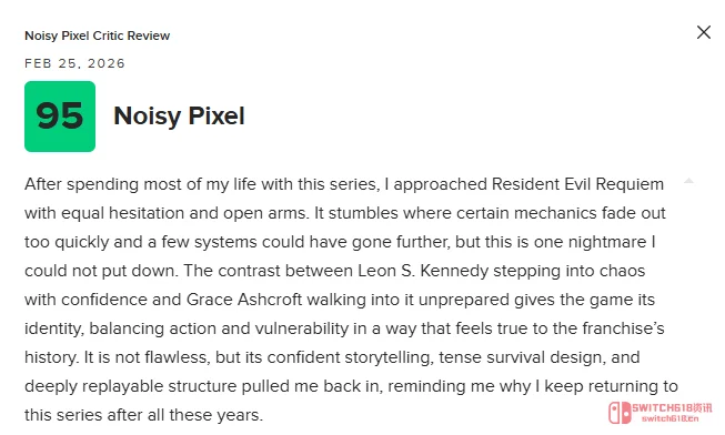 《生化危机9》M站88分!里昂,你小子终于又回来了! 《生化危机9》M站88分!里昂,你小子终于又回来了!