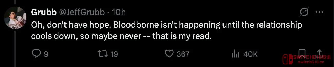 F社:你们的《血源》重制,我真的欣赏不起来! F社:你们的《血源》重制,我真的欣赏不起来!