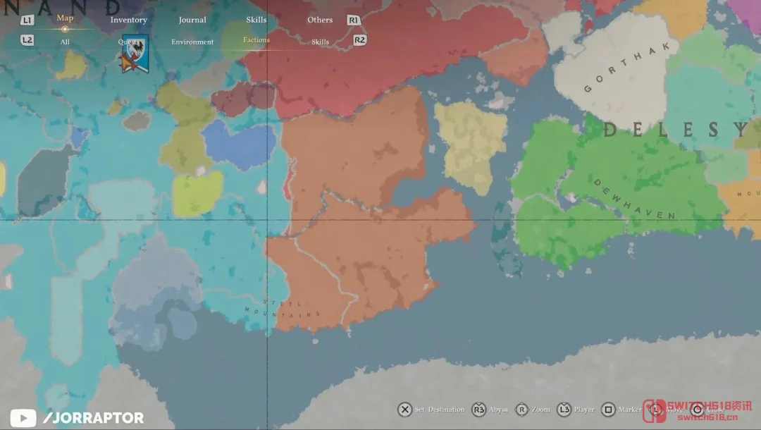 《红色沙漠》地图曝光:这开放世界,我直接玩到天黑! 《红色沙漠》地图曝光:这开放世界,我直接玩到天黑!