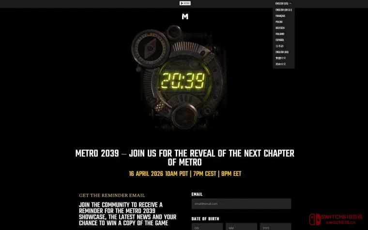 《地铁2039》公布却没俄语本地化?!老粉的心态炸了 《地铁2039》公布却没俄语本地化?!老粉的心态炸了