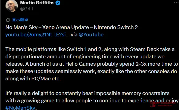 爷青回！《无人深空》又搞事？NS和Deck版难度居然是其他平台的2~3倍？！