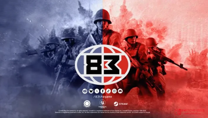 40v40大战场来了!《'83》Steam抢先体验定档4月23日 40v40大战场来了!《'83》Steam抢先体验定档4月23日