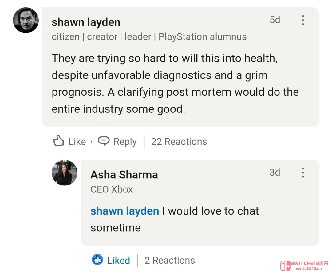 卧槽!Xbox新女掌门居然想找索尼老前辈取经? 卧槽!Xbox新女掌门居然想找索尼老前辈取经?