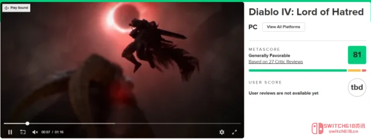 《暗黑4》新DLC媒体评分出炉!82分这波是稳了还是翻车了? 《暗黑4》新DLC媒体评分出炉!82分这波是稳了还是翻车了?