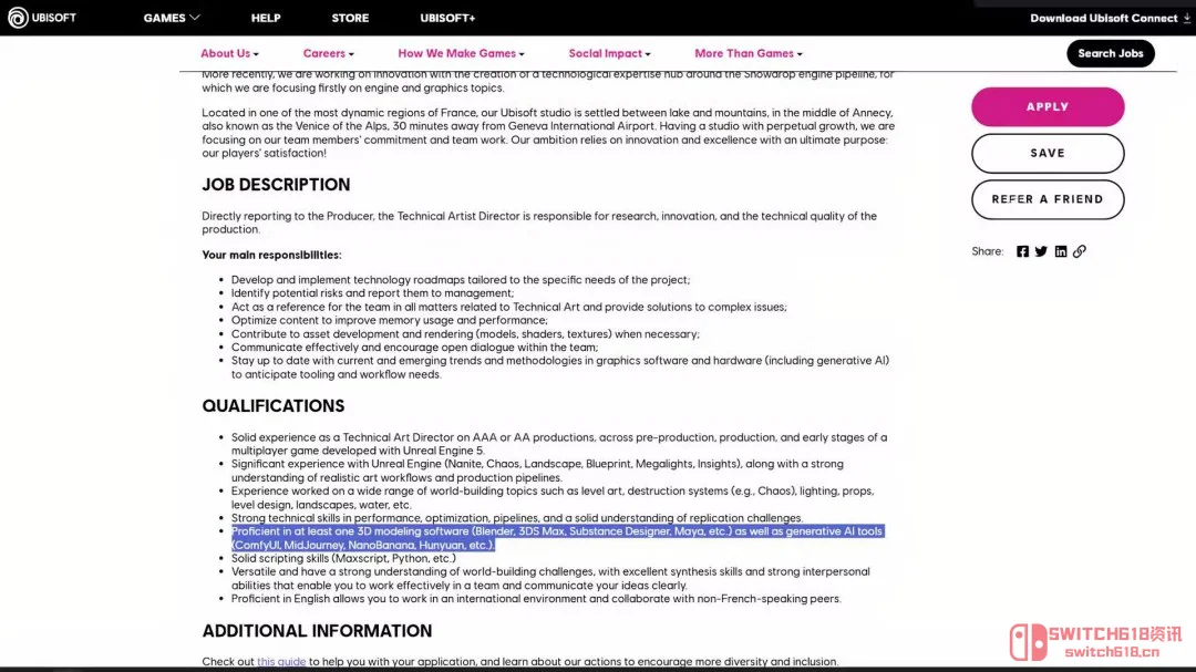 育碧大规模招AI人才!《刺客信条》《孤岛惊魂》怕是要变天? 育碧大规模招AI人才!《刺客信条》《孤岛惊魂》怕是要变天?