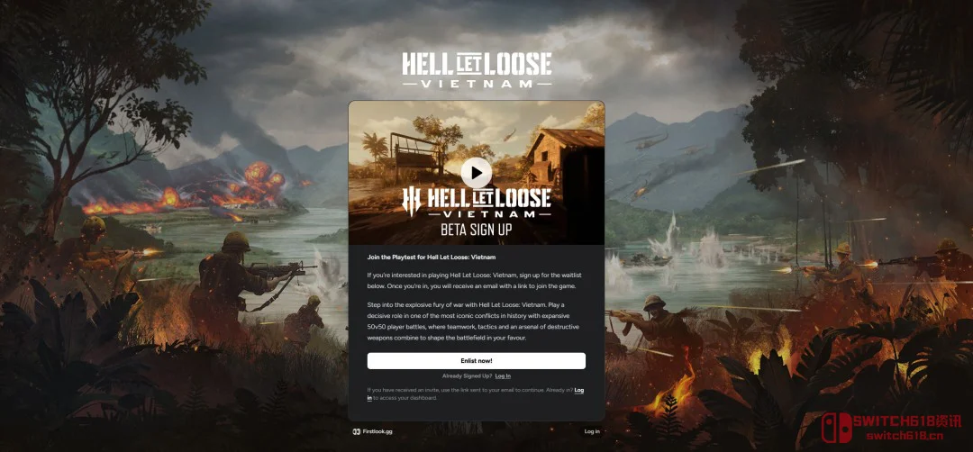 《人间地狱:越南》B测注册炸服了?!官方:别急,正在修 《人间地狱:越南》B测注册炸服了?!官方:别急,正在修