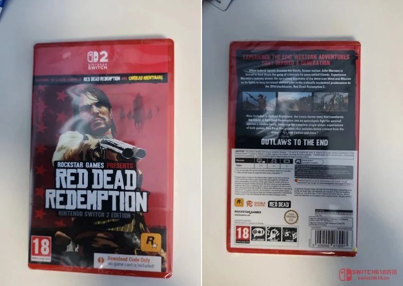 《荒野大镖客》Switch2实体版曝光引发众怒 盒内无卡带仅含下载码 《荒野大镖客》Switch2实体版曝光引发众怒 盒内无卡带仅含下载码
