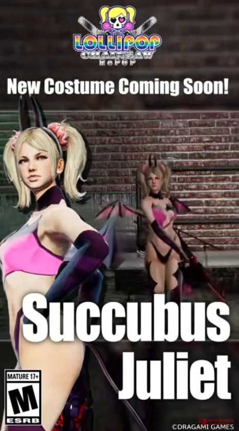 爷青回!《电锯甜心 RePOP》这波朱丽叶变魅魔,玩家:我直接嗨到不行 爷青回!《电锯甜心 RePOP》这波朱丽叶变魅魔,玩家:我直接嗨到不行