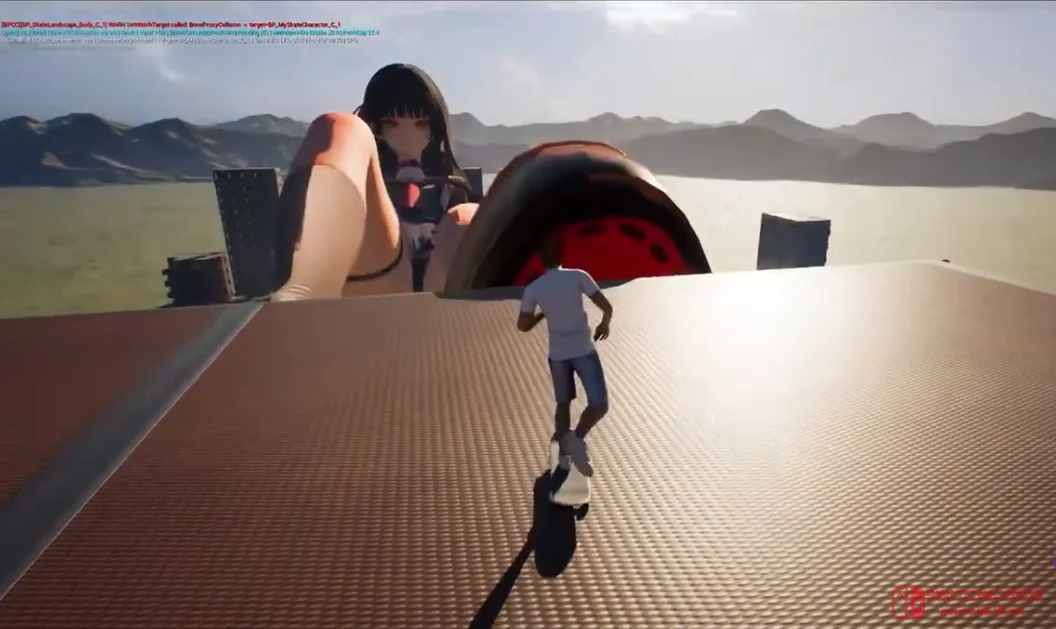 在巨乳少女身上滑板?!这老外把离谱AI梗做成了UE5游戏,物理引擎还贼真实! 在巨乳少女身上滑板?!这老外把离谱AI梗做成了UE5游戏,物理引擎还贼真实!