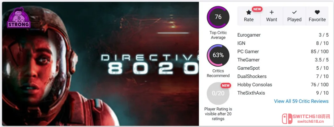 离谱,《黑相集:指令8020》评分冰火两重天:M站71,OC站76,IGN法国90 vs IGN意大利50,这波我站谁? 离谱,《黑相集:指令8020》评分冰火两重天:M站71,OC站76,IGN法国90 vs IGN意大利50,这波我站谁?