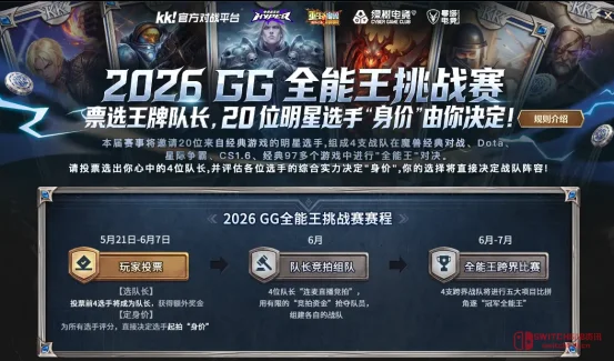 爷青回!人皇Sky领衔'GG全能王'今晚开战,这波怀旧我直接泪目! 爷青回!人皇Sky领衔'GG全能王'今晚开战,这波怀旧我直接泪目!