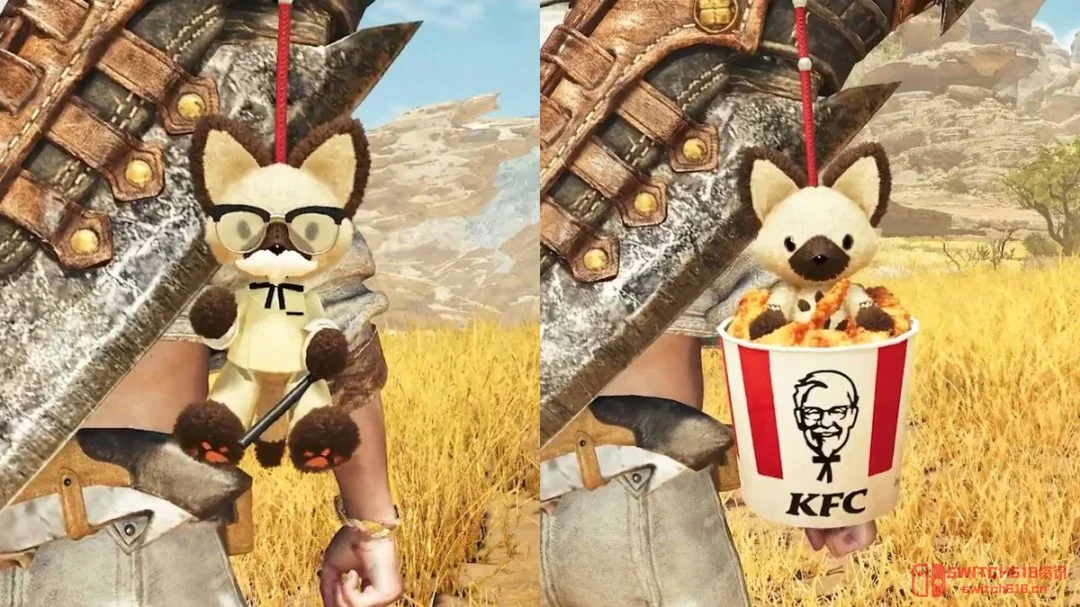 卡普空这波背刺我给满分!KFC联动挂饰变全球免费,日本猎人集体猫车 卡普空这波背刺我给满分!KFC联动挂饰变全球免费,日本猎人集体猫车