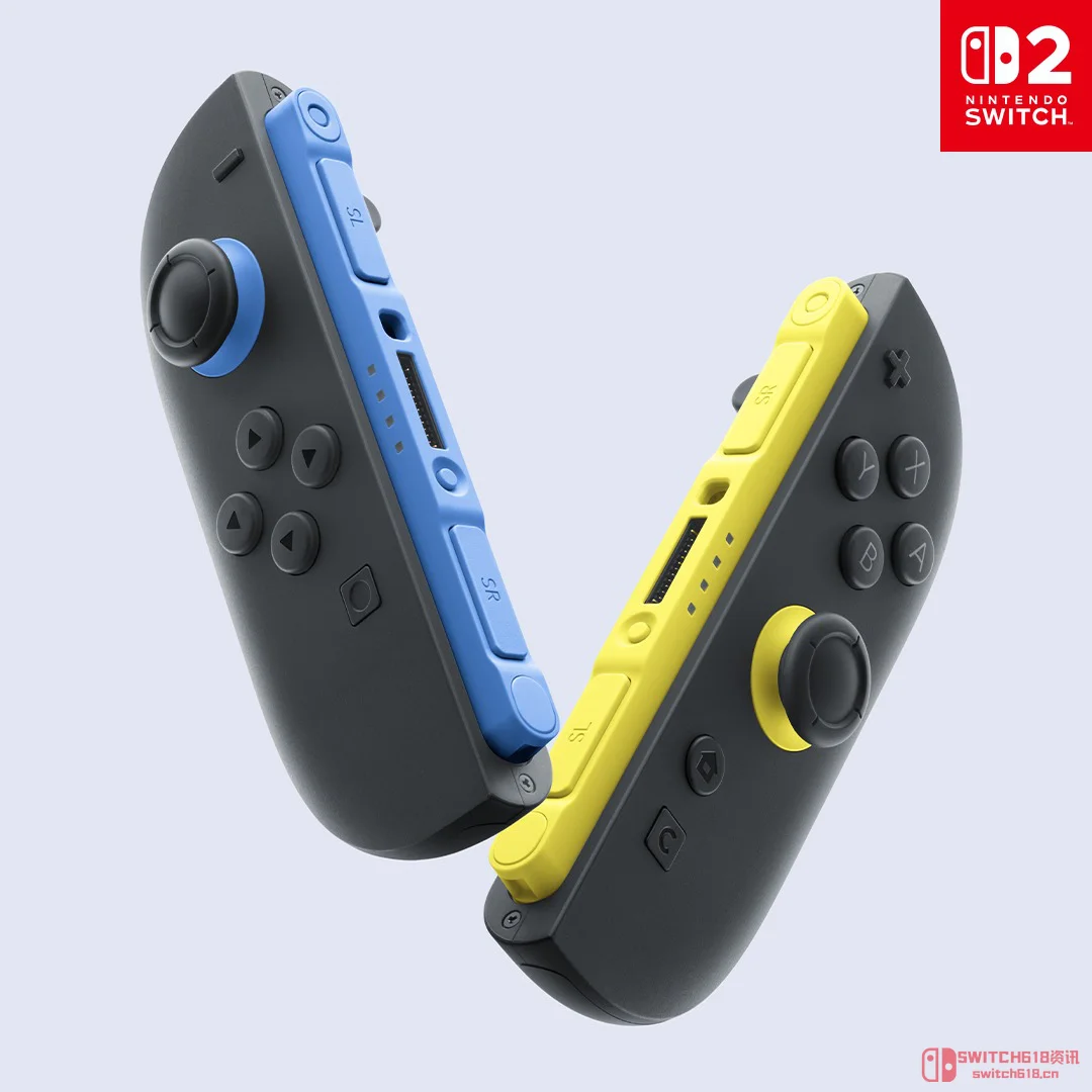 我去!任天堂《斯普拉遁》配色Joy-Con 2来了,蓝色配浅黄7月发售! 我去!任天堂《斯普拉遁》配色Joy-Con 2来了,蓝色配浅黄7月发售!