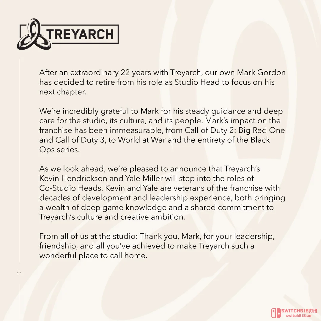 我去!T组22年元老Mark Gordon说走就走?《黑色行动》幕后换帅,Xbox也跟着地震! 我去!T组22年元老Mark Gordon说走就走?《黑色行动》幕后换帅,Xbox也跟着地震!