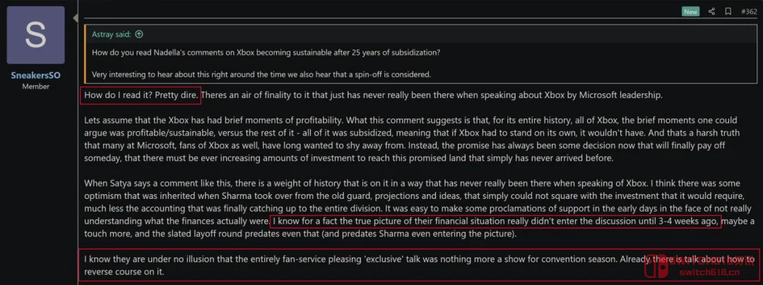 刚说完独占就翻脸?Xbox内部老哥:全是展会演的! 刚说完独占就翻脸?Xbox内部老哥:全是展会演的!