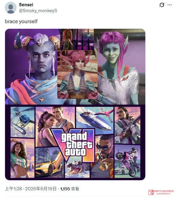 我去,《GTA6》封面女主露西亚被嫌弃?老哥反手P个白人妹,这操作我真服了 我去,《GTA6》封面女主露西亚被嫌弃?老哥反手P个白人妹,这操作我真服了